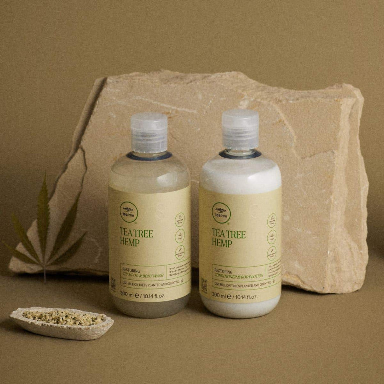 TEA TREE HEMP RESTORING SHAMPOO AND BODY WASH