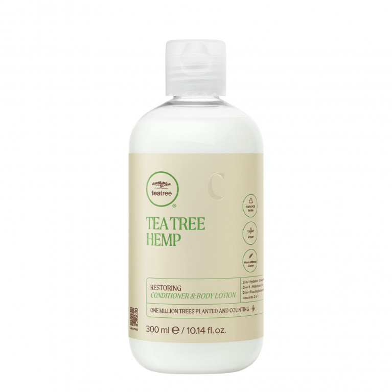 TEA TREE HEMP RESTORING CONDITIONER AND BODY LOTION