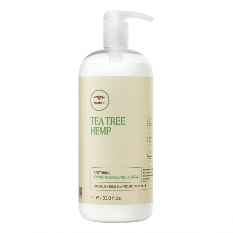 TEA TREE HEMP RESTORING CONDITIONER AND BODY LOTION