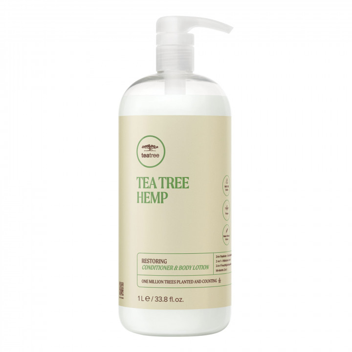 TEA TREE HEMP RESTORING CONDITIONER AND BODY LOTION