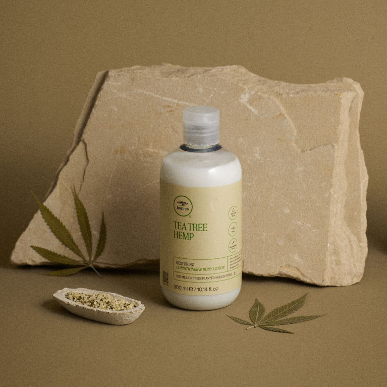 TEA TREE HEMP RESTORING CONDITIONER AND BODY LOTION