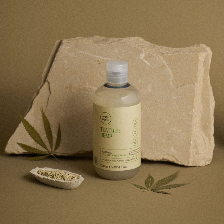 TEA TREE HEMP RESTORING SHAMPOO AND BODY WASH
